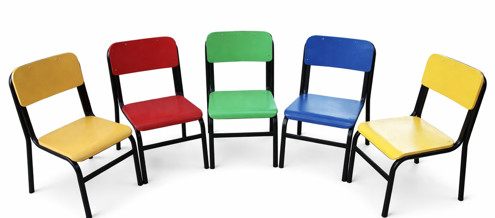 Chaise semi-métallique JH-106-G